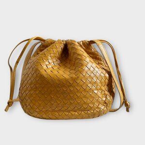 BOTTEGA VENETA intrecciato leather crossbody